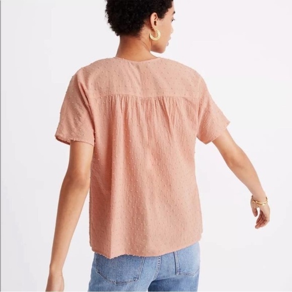 Madewell rhyme swiss dot button down blouse size XS - Picture 2 of 8